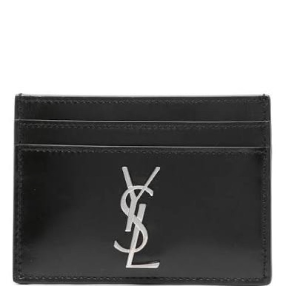 ‼️SET‼️YSL 🖤WOW ‼️🖤🤍‼️Fringe Blogger Shoulder Bag Leather Black & Card HOLDER‼️ - Picture 3 of 13